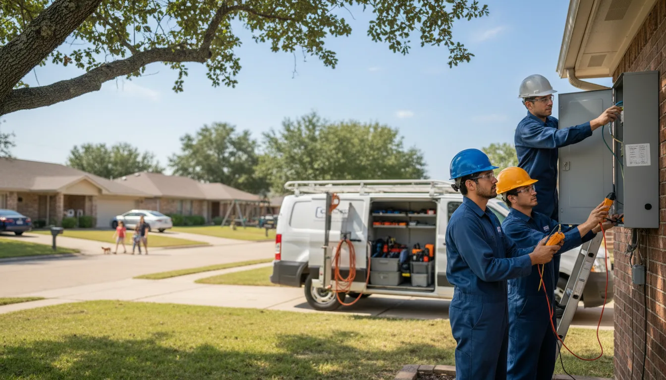 Certified electrician providing emergency electrical services in Denison, IA
